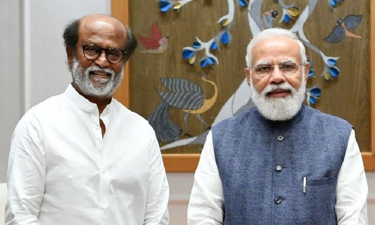 You are currently viewing സിനിമയിലെ 50 മഹത്തായ വർഷങ്ങൾക്ക് പ്രധാനമന്ത്രി മോദി രജനീകാന്തിനെ അഭിനന്ദിച്ചു.