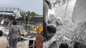 Read more about the article തെലങ്കാനയിലെ രംഗറെഡ്ഡി ജില്ലയിൽ ടിപ്പർ ലോറി ടിഎസ്ആർടിസി ബസുമായി കൂട്ടിയിടിച്ച് 20 പേർ മരിച്ചു