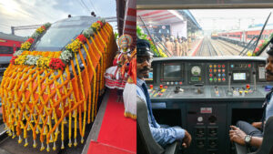 Read more about the article എറണാകുളം–ബംഗളൂരു വന്ദേ ഭാരത് ഉൾപ്പെടെ നാല് പുതിയ ട്രെയിനുകൾ പ്രധാനമന്ത്രി ഫ്ലാഗ് ഓഫ് ചെയ്തു