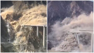 Read more about the article സിചുവാനിൽ ഹോങ്കി പാലത്തിന്റെ ഭാഗം ഉരുള്‍പൊട്ടലിനെ തുടർന്ന് തകർന്നു