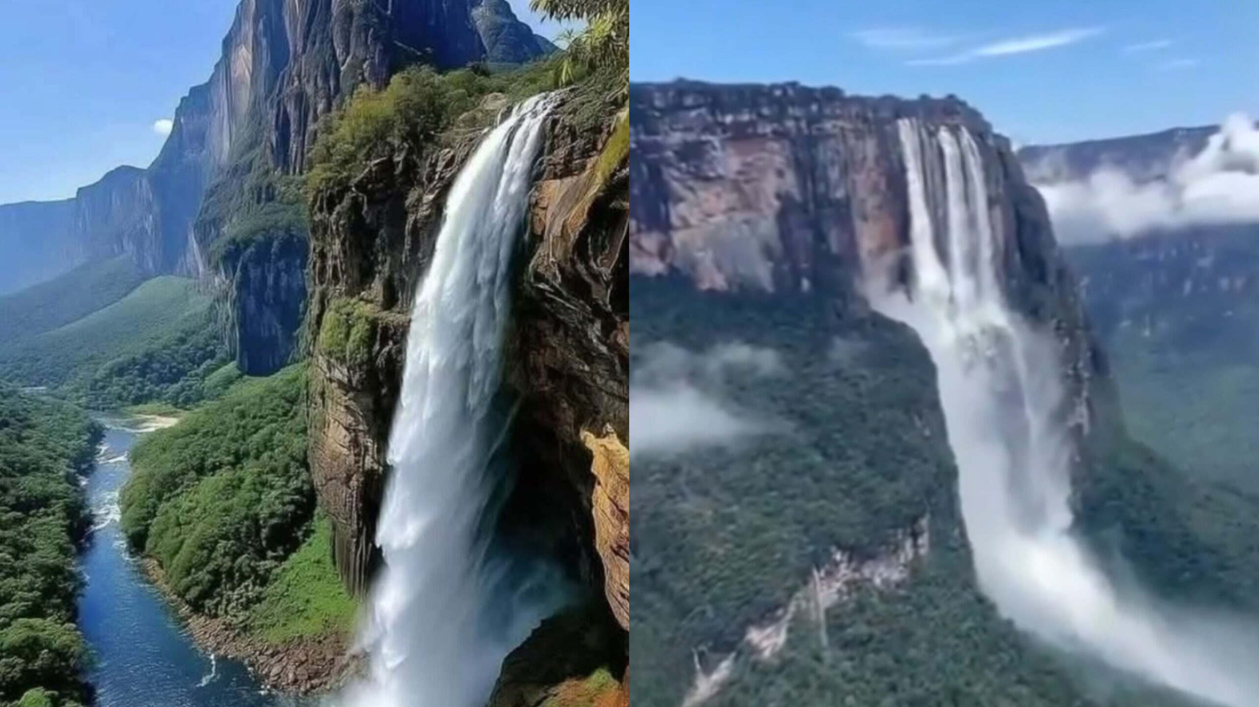 Read more about the article വെനസ്വേലയിലെ സാൾട്ടോ ആഞ്ചൽ: ലോകത്തിലെ ഏറ്റവും ഉയരം കൂടിയ തുടർച്ചയായി ഒഴുക്കുള്ള വെള്ളച്ചാട്ടം