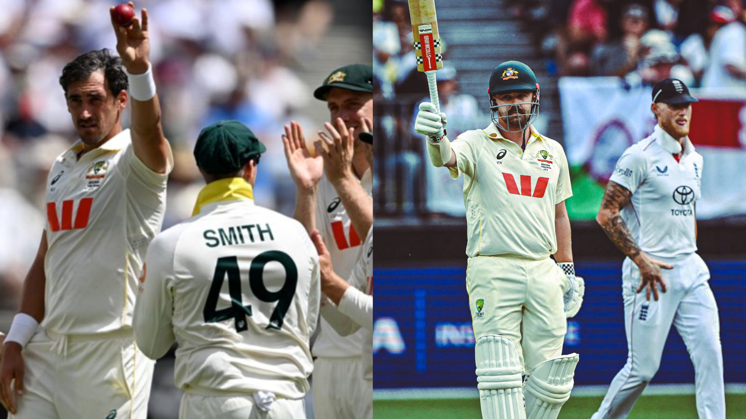 Read more about the article ഓസ്‌ട്രേലിയ മൂന്ന് ദിവസിനുള്ളിൽ ഇംഗ്ലണ്ടിനെ തകർത്തു: ട്രാവിസ് ഹെഡിന് തകർപ്പൻ സെഞ്ചുറി