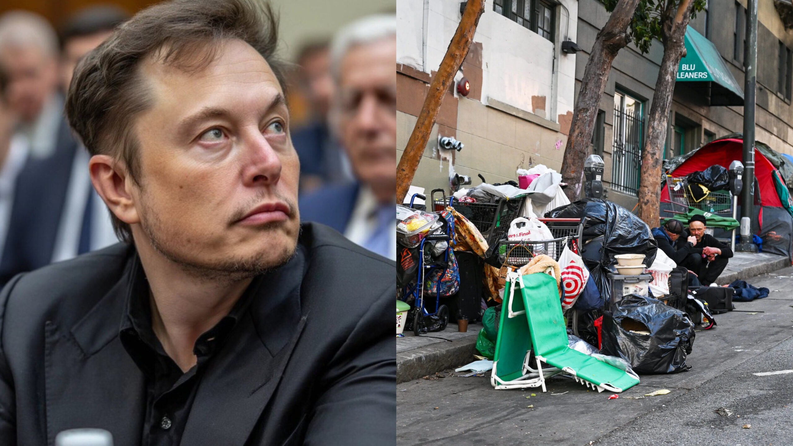 Read more about the article കാലിഫോർണിയയിലെ ഭവനരഹിതർക്ക് ചെലവഴിച്ച ബില്ല്യണുകളെക്കുറിച്ച് എലോൺ മസ്കിന്റെ വിമർശനം