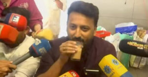 Read more about the article 15 ദിവസം ഒളിവിൽ കഴിഞ്ഞ എംഎൽഎ രാഹുൽ മാങ്കൂട്ടത്തിൽ പാലക്കാട്ടെത്തി വോട്ട് രേഖപ്പെടുത്തി