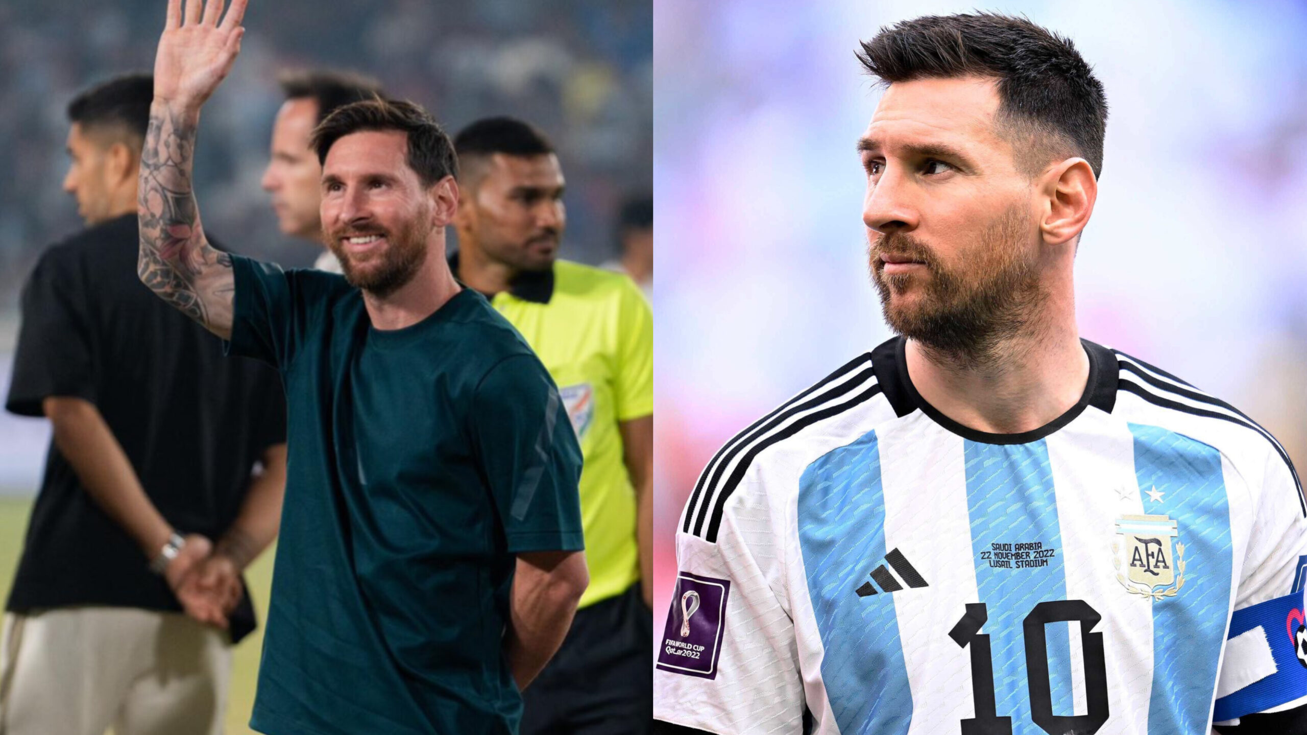 Read more about the article 2025 ലെ ഗോട്ട് ഇന്ത്യ ടൂറിന്റെ അവസാന ഘട്ടത്തിനായി മെസ്സി ഇന്ന് ന്യൂഡൽഹിയിൽ എത്തും