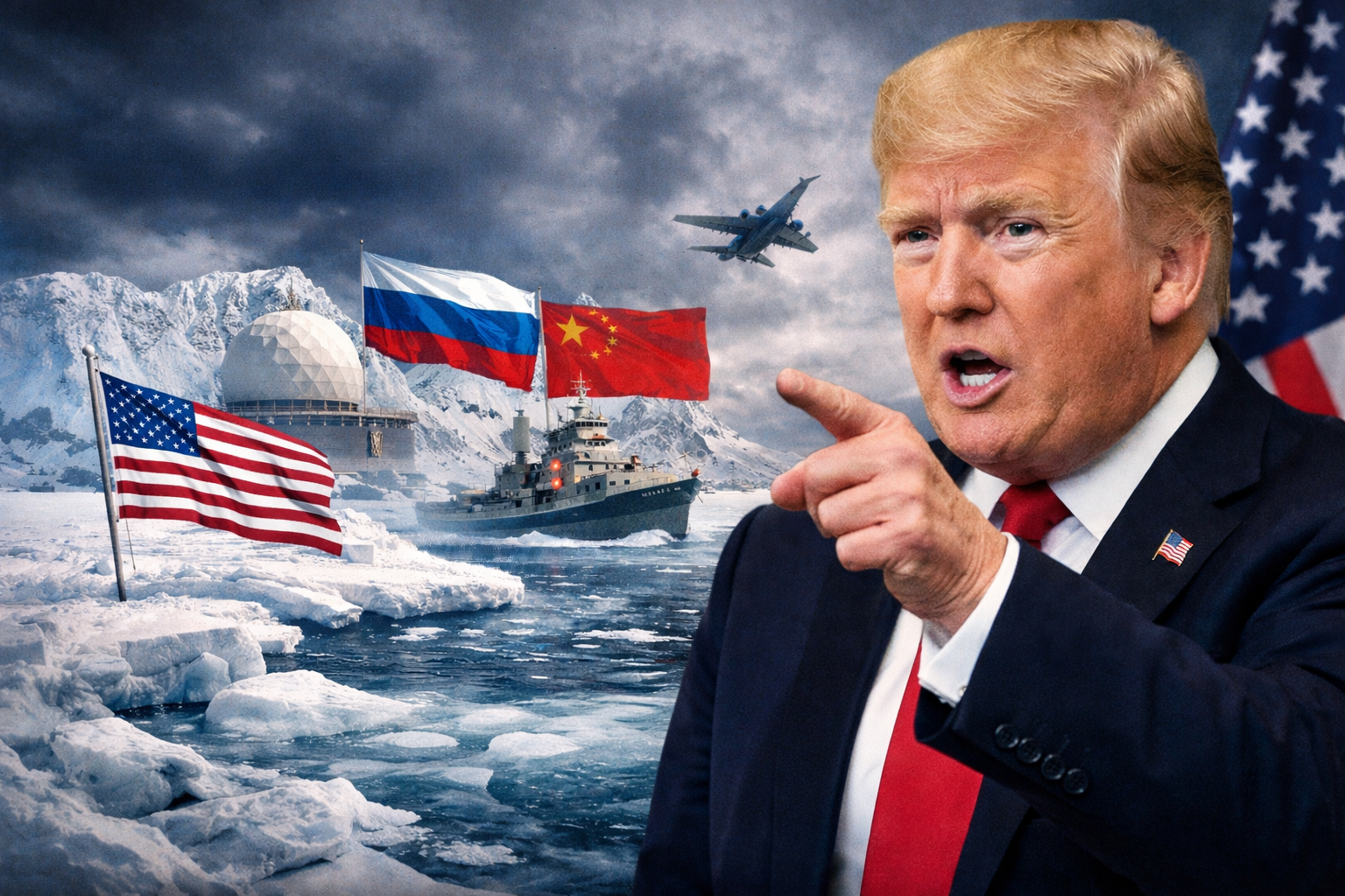 Read more about the article ഗ്രിൻലാൻഡ് വിഷയത്തിൽ കടുത്ത നിലപാടുമായി ട്രംപ്; ‘അവർക്ക് ഇഷ്ടമായാലും ഇല്ലെങ്കിലും ഇടപെടും