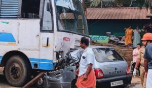 Read more about the article കാറും കെഎസ്ആർടിസി ബസും കൂട്ടിയിടിച്ച് അപകടം; 3 പേർക്ക് ദാരുണാന്ത്യം