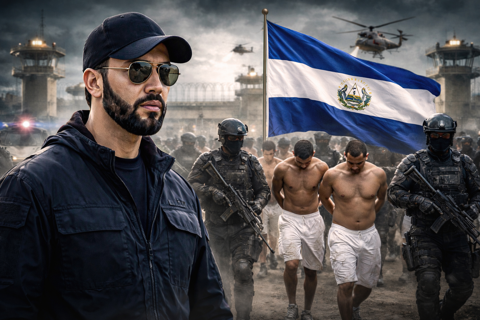 Read more about the article 83,000 അറസ്റ്റുകൾ, 98% കൊലപാതക കുറവ്: ബുകേലെയുടെ കർശന നടപടി ആഗോള ചർച്ചയിൽ