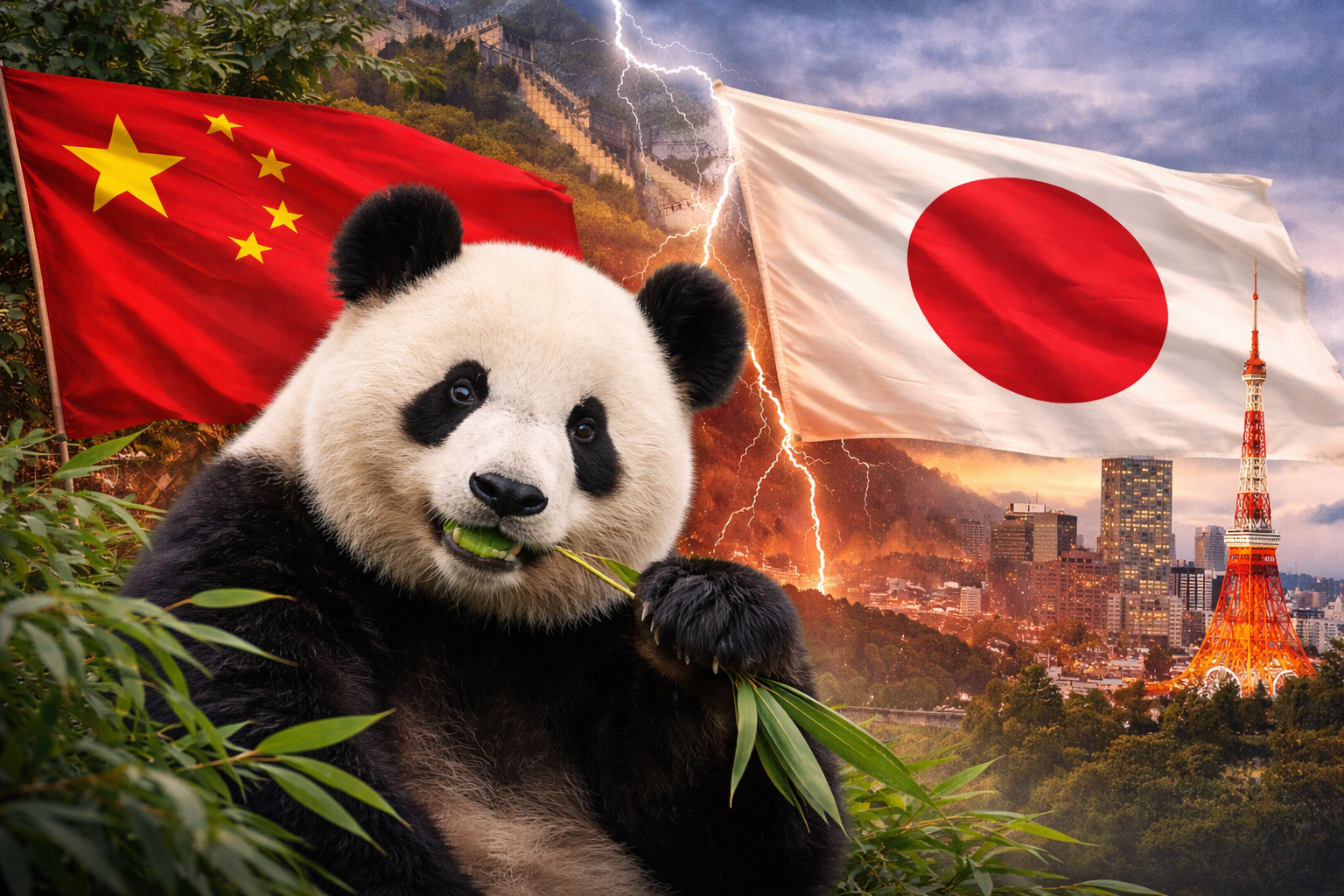 Read more about the article ചൈനയുമായുള്ള ബന്ധം വഷളായിരിക്കെ ജപ്പാൻ അവസാന പാണ്ടകളെയും തിരിച്ചയച്ചു.