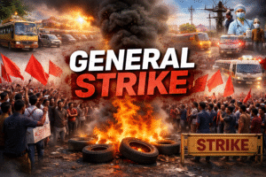 Read more about the article ദേശീയ പണിമുടക്ക് നാളെ; അവശ്യ സർവീസുകൾ ഒഴിവാക്കി, സ്വകാര്യ വാഹനങ്ങൾ തടയില്ല