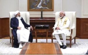 Read more about the article പ്രധാനമന്ത്രിയെ കണ്ടുമുട്ടി കാന്തപുരം; ദേശീയ ഐക്യവും ന്യൂനപക്ഷ ക്ഷേമവും ചർച്ചയായി