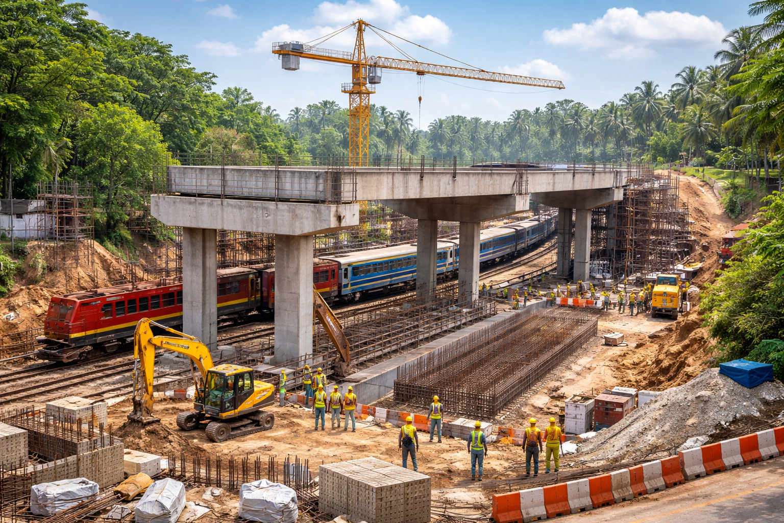 Read more about the article ചിറ്റുമൂല റെയിൽവേ മേൽപ്പാലം നിർമ്മാണത്തിന് തുടക്കം