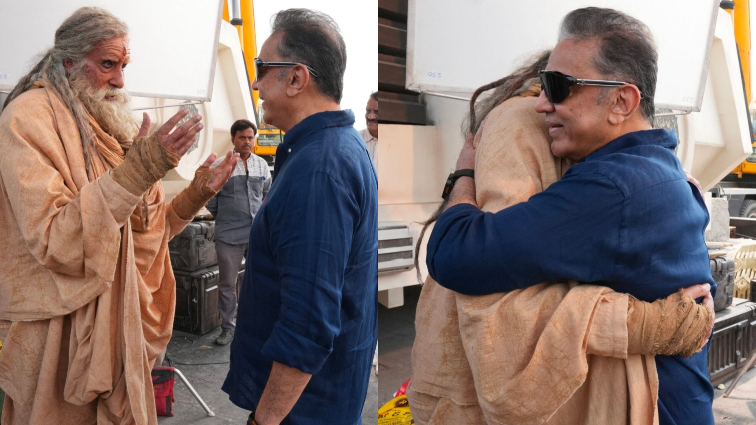 Read more about the article അമിതാഭ് ബച്ചനും കമൽ ഹാസനും 38 വർഷങ്ങൾക്കുശേഷം വീണ്ടും ഒന്നിച്ചു:കൽക്കി രണ്ടാംഭാഗം ചിത്രീകരണം പുരോഗമിക്കുന്നു