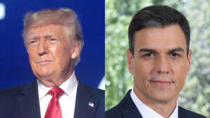 Read more about the article സ്പെയിനുമായുള്ള എല്ലാ വ്യാപാരവും നിർത്തിവയ്ക്കുന്നതായി യുഎസ് പ്രസിഡന്റ് ഡൊണാൾഡ് ട്രംപ് പ്രഖ്യാപിച്ചു.