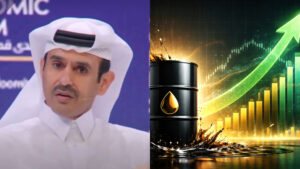 Read more about the article ഹോർമുസ് കടലിടുക്ക് പ്രതിസന്ധി: എണ്ണവില ബാരലിന് 150 ഡോളറിലെത്തുമെന്ന് ഖത്തർ ഊർജ്ജ  മന്ത്രിയുടെ മുന്നറിയിപ്പ്