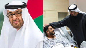 Read more about the article ഇറാന്റെ ആക്രമണത്തിൽ പരിക്കേറ്റവരെ സന്ദർശിച്ച് യു.എ.ഇ പ്രസിഡണ്ട്; “രാജ്യം കൂടുതൽ ശക്തമായി ഉയരും”