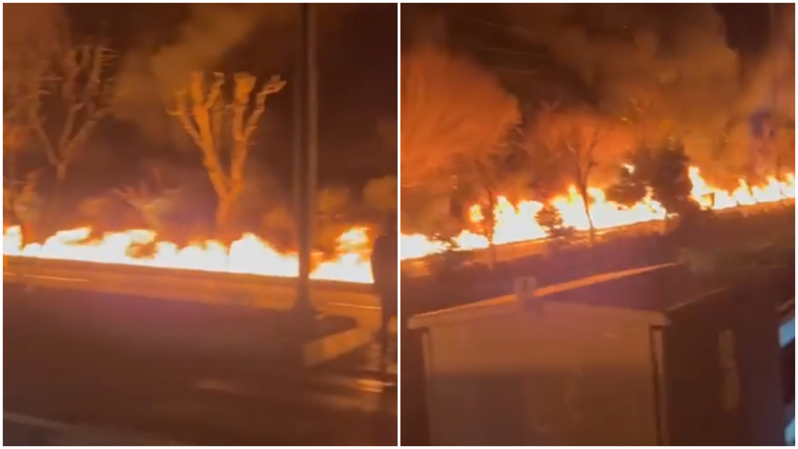 Read more about the article റോഡുകൾ തീപ്പുഴയായി മാറി: ടെഹ്റാനിലെ ഷഹ്റാൻ ഓയിൽ ഡിപ്പോയിൽ വൻ തീപിടിത്തം