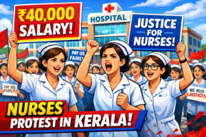 Read more about the article സ്വകാര്യ ആശുപത്രികളിൽ നഴ്‌സുമാരുടെ സമ്പൂർണ്ണ പണിമുടക്ക്; സെക്രട്ടേറിയറ്റിലേക്ക് ലോങ്ങ് മാർച്ച്