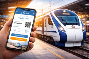 Read more about the article ഡിജിറ്റൽ മുന്നേറ്റത്തിൽ ഇന്ത്യൻ റെയിൽവേ: 88% റിസർവേഷൻ ടിക്കറ്റുകൾ ഓൺലൈനിൽ ബുക്ക് ചെയ്യുന്നു