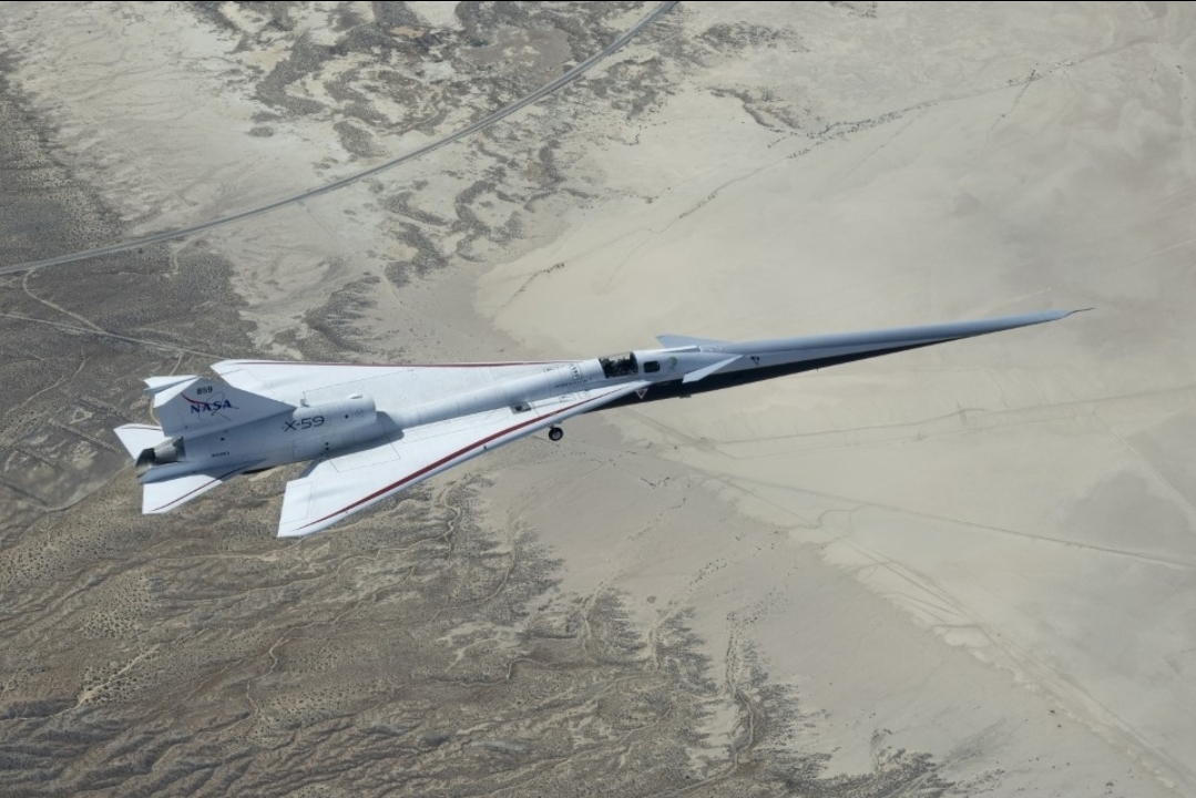 You are currently viewing നാസയുടെ എക്സ്-59 സൂപ്പർസോണിക് ജെറ്റ് മൂന്നാം പരീക്ഷണ പറക്കൽ വിജയകരമായി പൂർത്തിയാക്കി