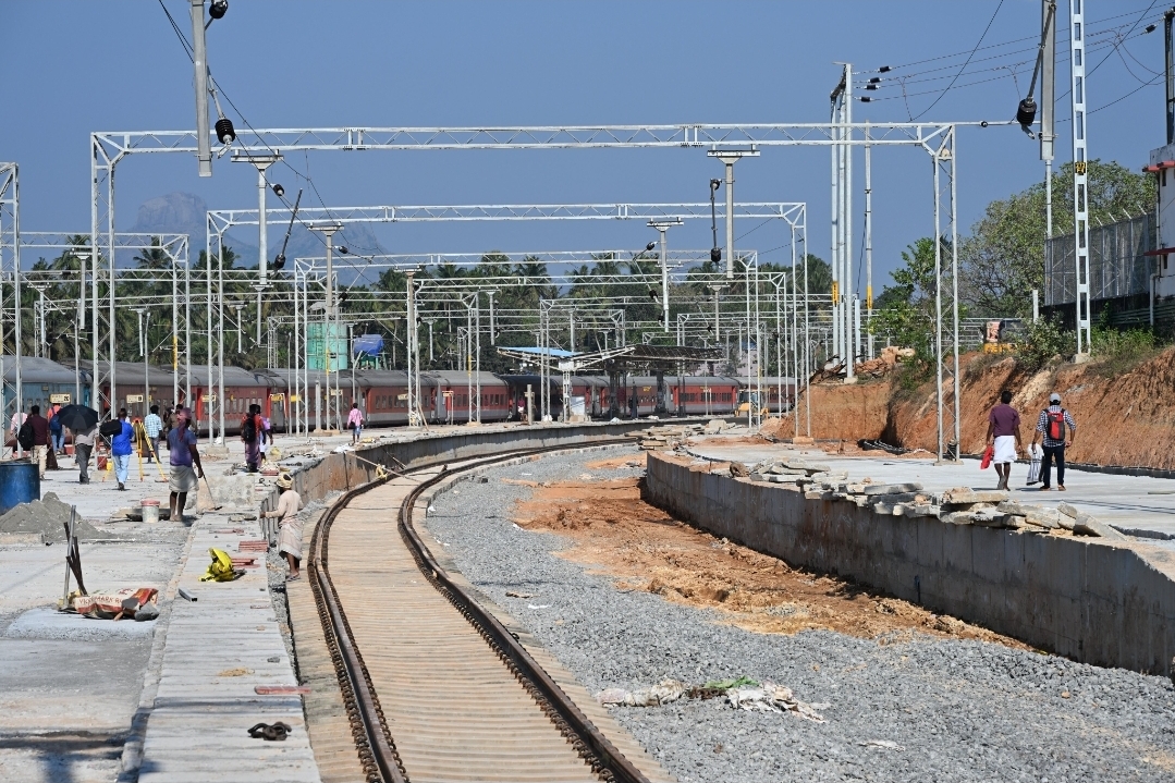 Read more about the article ഇരണിയേൽ–നാഗർകോവിൽ ഡബിൾ ലൈൻ കമ്മീഷനിങ്: ട്രെയിൻ സർവീസുകളിൽ നിയന്ത്രണം