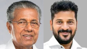 Read more about the article രാഷ്ട്രീയ വാഗ്വാദം: രേവന്ത് റെഡ്ഡിക്ക് പിണറായി വിജയന്റെ മറുപടി വിവാദത്തിന് തിരികൊളുത്തി