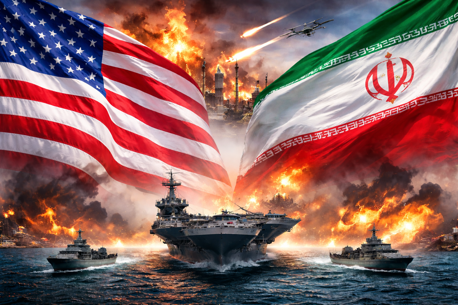 You are currently viewing അമേരിക്ക–ഇറാൻ താൽക്കാലിക വെടിനിർത്തൽ കരാർ പ്രഖ്യാപിച്ചു: ഗൾഫ് മേഖലയിൽ ഉത്കണ്ഠ തുടരുന്നു