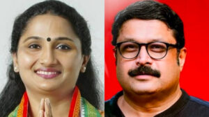 Read more about the article രാഷ്ട്രീയ വേദിയിൽ വാക്ക് പോര്: നികേഷ് കുമാറിനെതിരെ ദീപ്തി മേരി വർഗീസ്