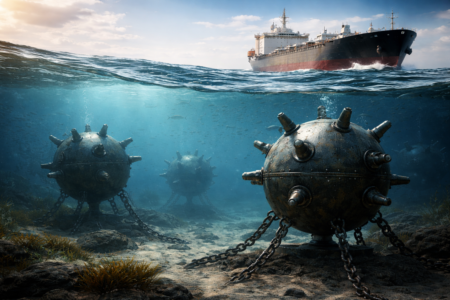 Read more about the article മൈനുകൾ നീക്കം ചെയ്യൽ വെല്ലുവിളി:ഹോർമുസ് കടലിടുക്ക് പൂർണ്ണമായി തുറക്കാൻ ഇറാനിന് ബുദ്ധിമുട്ട്