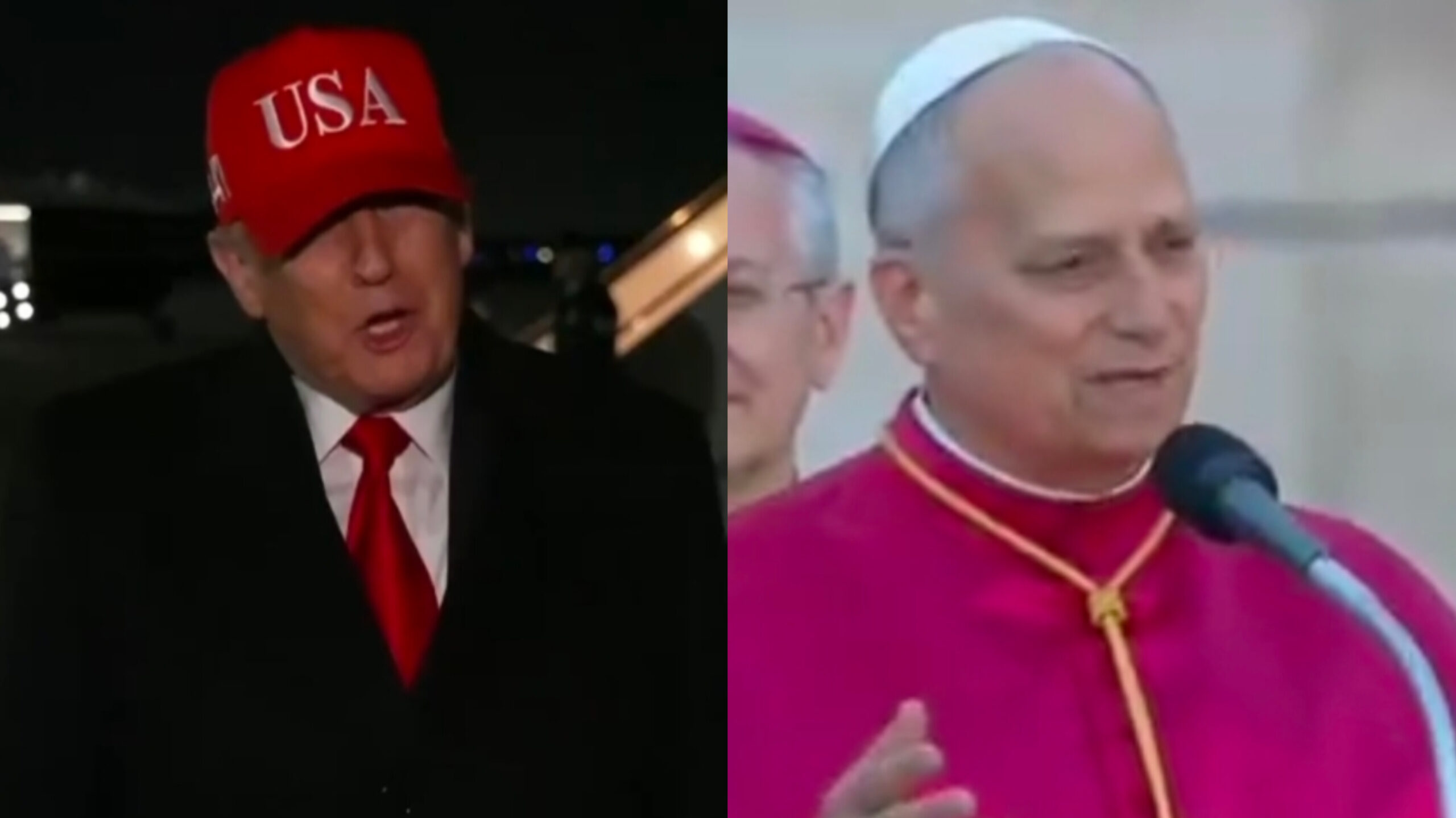 Read more about the article പോപ്പിന്റെ വിദേശ നയം മോശമെന്ന് ട്രംപ്; അമേരിക്കൻ ഭരണകൂടത്തെ താൻ  ഭയക്കുന്നില്ല എന്ന് ലിയോ പതിനാലാമൻ മാർപാപ്പ