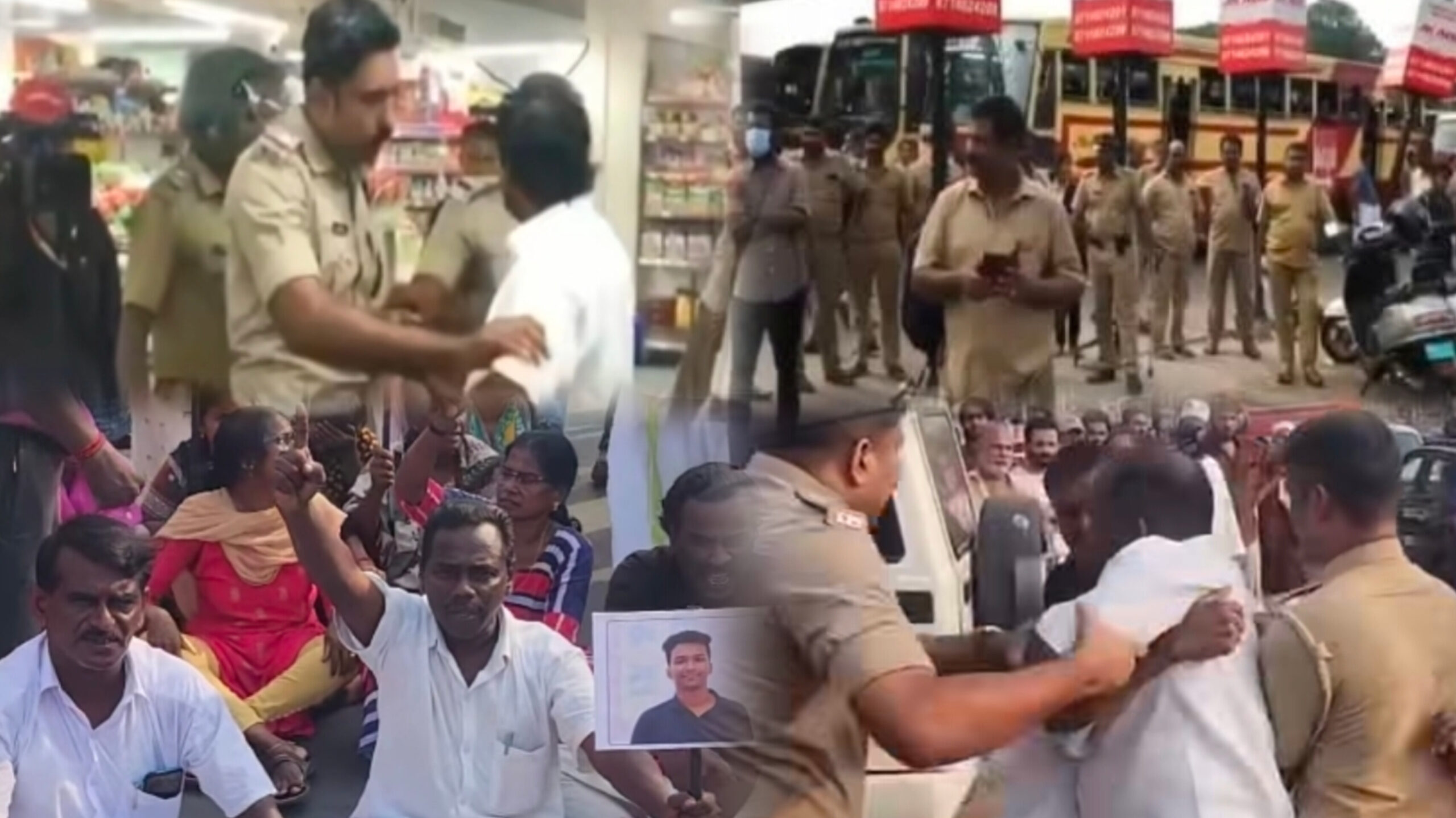 Read more about the article സംസ്ഥാനവ്യാപക ഹർത്താൽ: ഗതാഗത തടസ്സം, പരീക്ഷകൾ മാറ്റിവെച്ചു; നിതിൻ രാജിന്റെ മരണത്തിൽ നീതി ആവശ്യപ്പെട്ട് പ്രതിഷേധം ശക്തം