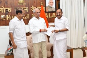 Read more about the article ലോക് ഭവനിലെത്തി സർക്കാർ രൂപീകരണാവകാശവാദം ഉന്നയിച്ച് വി.ഡി. സതീശൻ