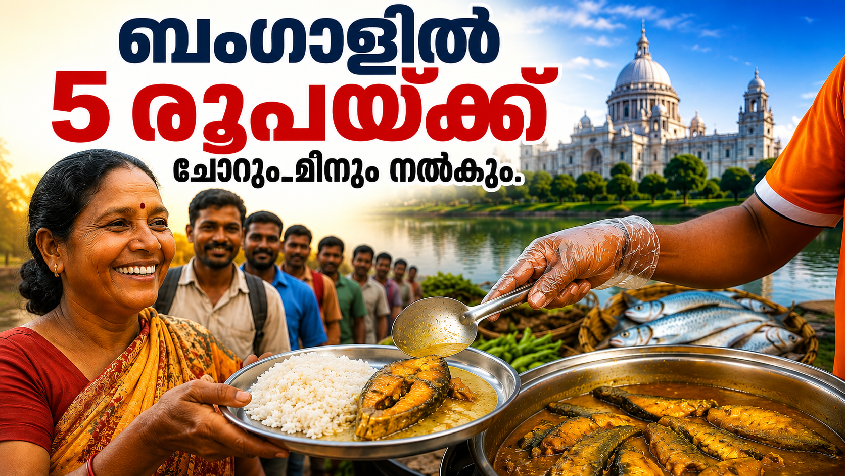 Read more about the article പശ്ചിമ ബംഗാളിൽ ₹5യ്ക്ക് “ മീനും- ചോറും” പദ്ധതി നടപ്പാക്കാൻ ബിജെപി സർക്കാർ