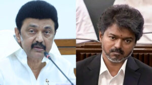 Read more about the article വിജയ് സർക്കാർ മൂന്ന് മാസം പോലും തികയ്ക്കില്ലെന്ന്  എം.കെ.സ്റ്റാലിൻ