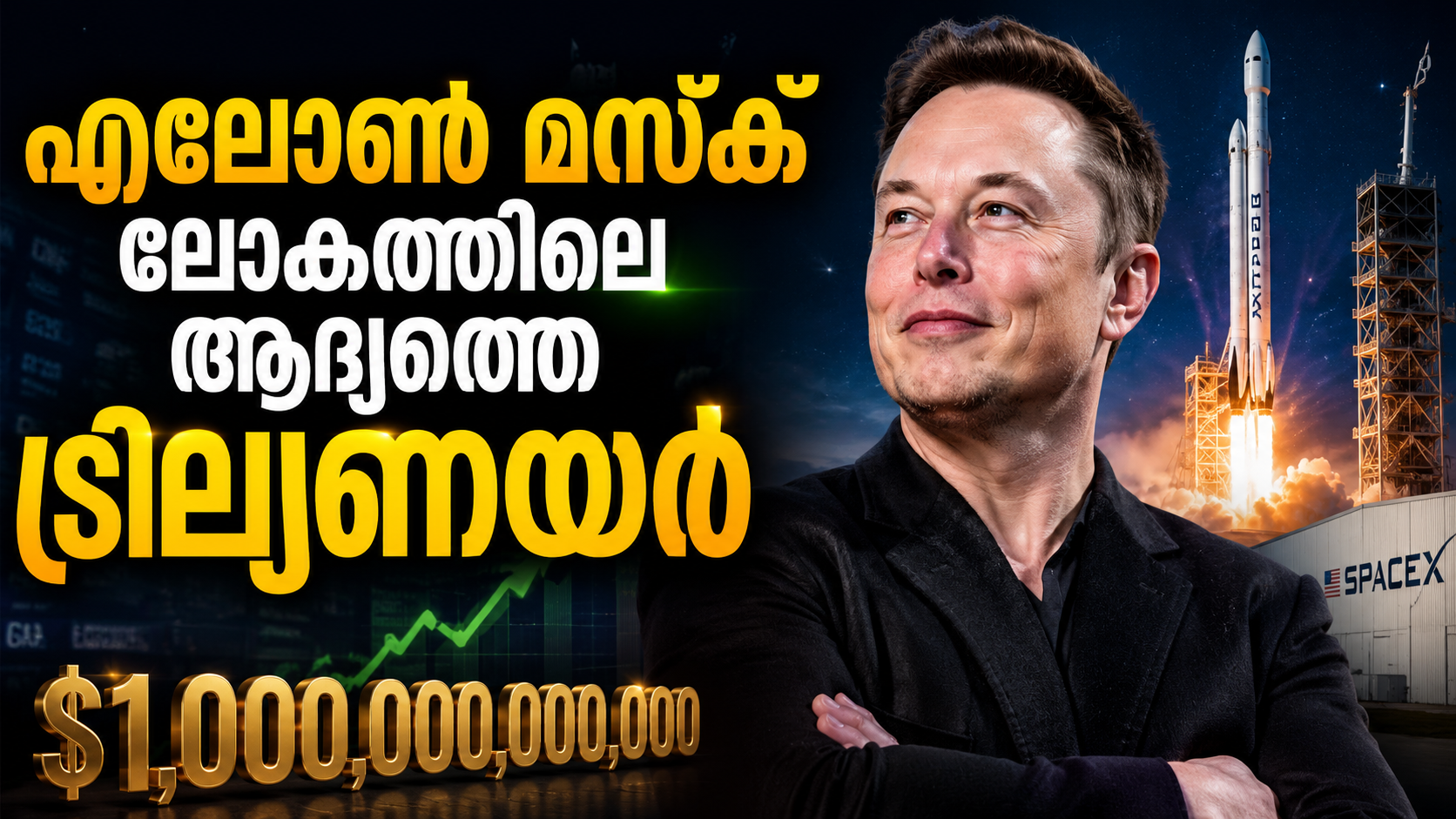 Read more about the article സ്‌പേസ് എക്‌സ് ഐപിഒയ്ക്ക് പിന്നാലെ ലോകത്തിലെ ആദ്യ ട്രില്യണയർ ആയി ഇലോൺ മസ്ക്