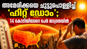 Read more about the article അമേരിക്കയെ ചുട്ടുപൊള്ളിച്ച് ‘ഹീറ്റ് ഡോം’; 14 കോടിയിലേറെ പേർ ജാഗ്രതയിൽ
