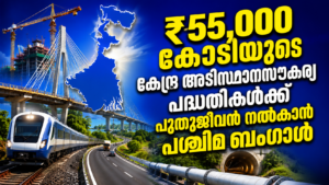 Read more about the article ₹55,000 കോടിയുടെ കേന്ദ്ര അടിസ്ഥാനസൗകര്യ പദ്ധതികൾക്ക് പുതുജീവൻ നൽകാൻ പശ്ചിമ ബംഗാൾ