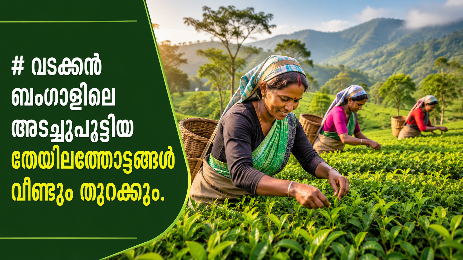 Read more about the article വടക്കൻ ബംഗാളിലെ അടച്ചുപൂട്ടിയ തേയിലത്തോട്ടങ്ങൾ വീണ്ടും തുറക്കും; ആയിരക്കണക്കിന് തൊഴിലാളികൾക്ക് ആശ്വാസം
