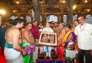 Read more about the article തിരുവണ്ണാമലൈ അരുണാചലേശ്വര ക്ഷേത്രത്തിൽ ദർശനം നടത്തി അമിത് ഷാ