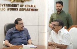 Read more about the article കുറ്റ്യാടിയിലെ റോഡ്-പാലം വികസനം; മന്ത്രി പി.കെ. ബഷീറുമായി കൂടിക്കാഴ്ച നടത്തി പാറക്കൽ അബ്ദുല്ല