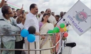 Read more about the article കൊല്ലം–സാമ്പ്രാണിക്കോടി കാറ്റമറൈൻ സർവീസ് ഉദ്ഘാടനം ചെയ്തു; ജലഗതാഗതം പുനഃസ്ഥാപിക്കാൻ നടപടി