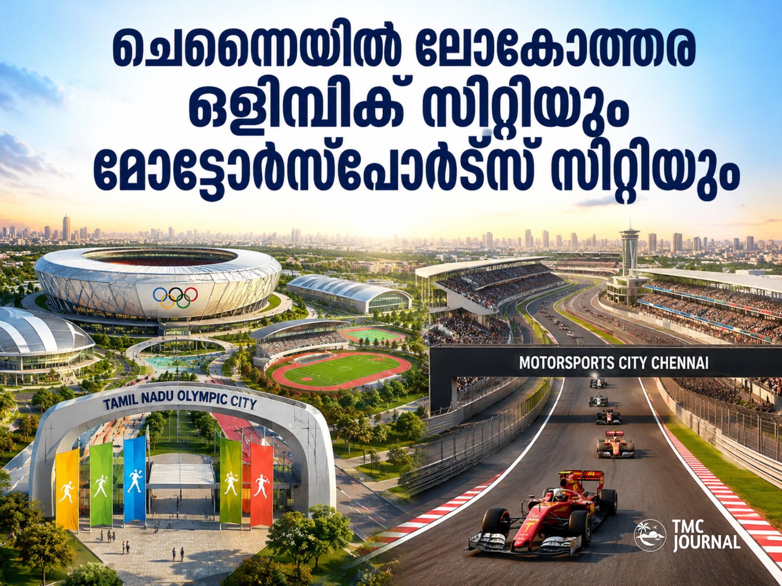 Read more about the article ചെന്നൈയിൽ ലോകോത്തര ഒളിമ്പിക് സിറ്റിയും മോട്ടോർസ്പോർട്സ് സിറ്റിയും; വൻ കായിക പദ്ധതികൾ പ്രഖ്യാപിച്ച് തമിഴ്നാട് മുഖ്യമന്ത്രി