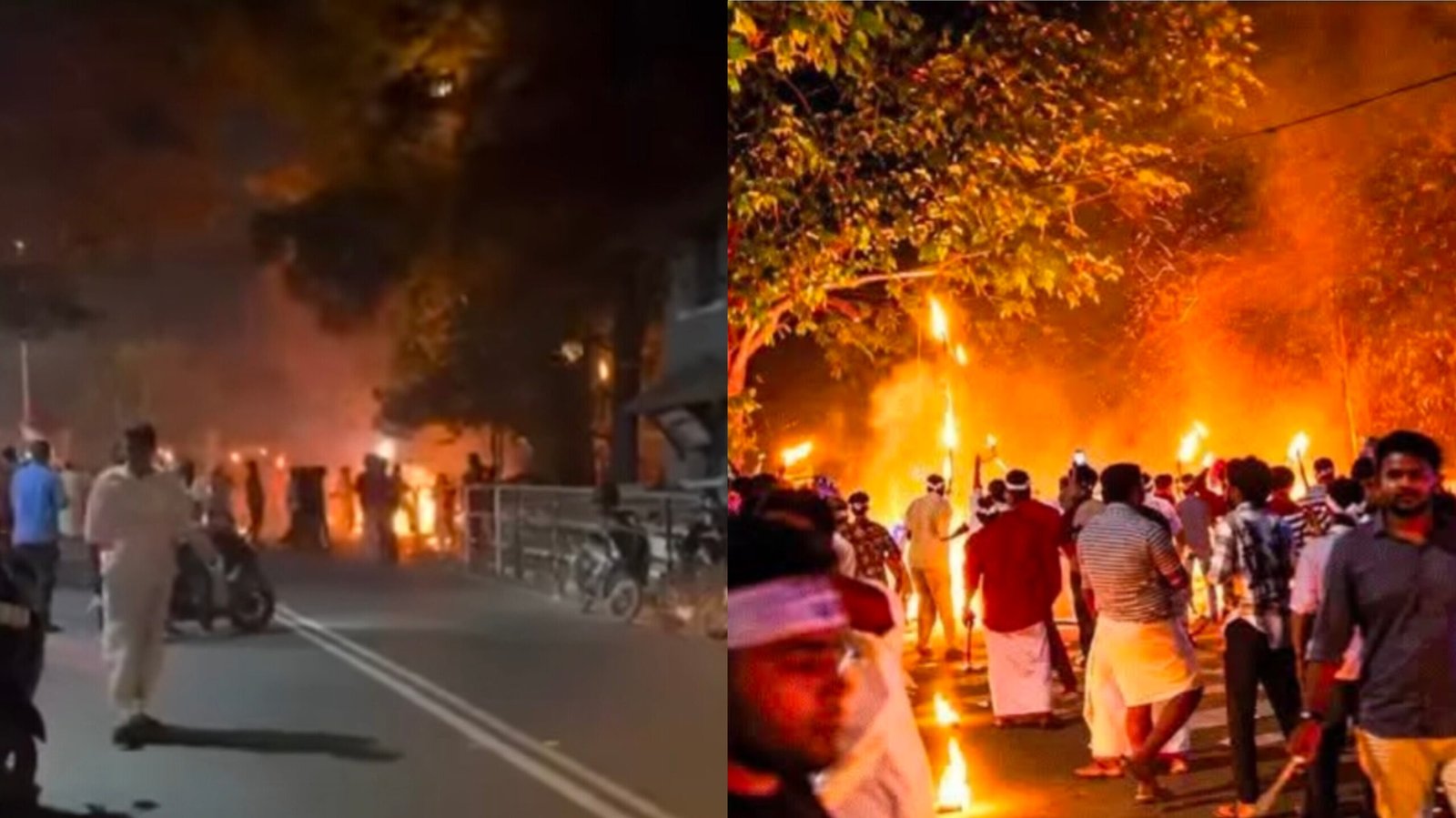 You are currently viewing കേരള സർവകലാശാല ഹോസ്റ്റലിൽ സംഘർഷം: പരസ്പരം പഴിചാരി രാഷ്ട്രീയ നേതാക്കൾ; പൊലീസ് ലാത്തിച്ചാർജിലും പ്രതിഷേധം