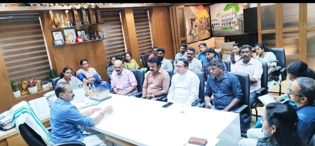 Read more about the article വെട്ടുകാട് ക്രിസ്തുരാജത്വ തിരുനാൾ: മുന്നൊരുക്കങ്ങൾ വിലയിരുത്തി മേയർ വി.വി. രാജേഷിന്റെ നേതൃത്വത്തിൽ യോഗം