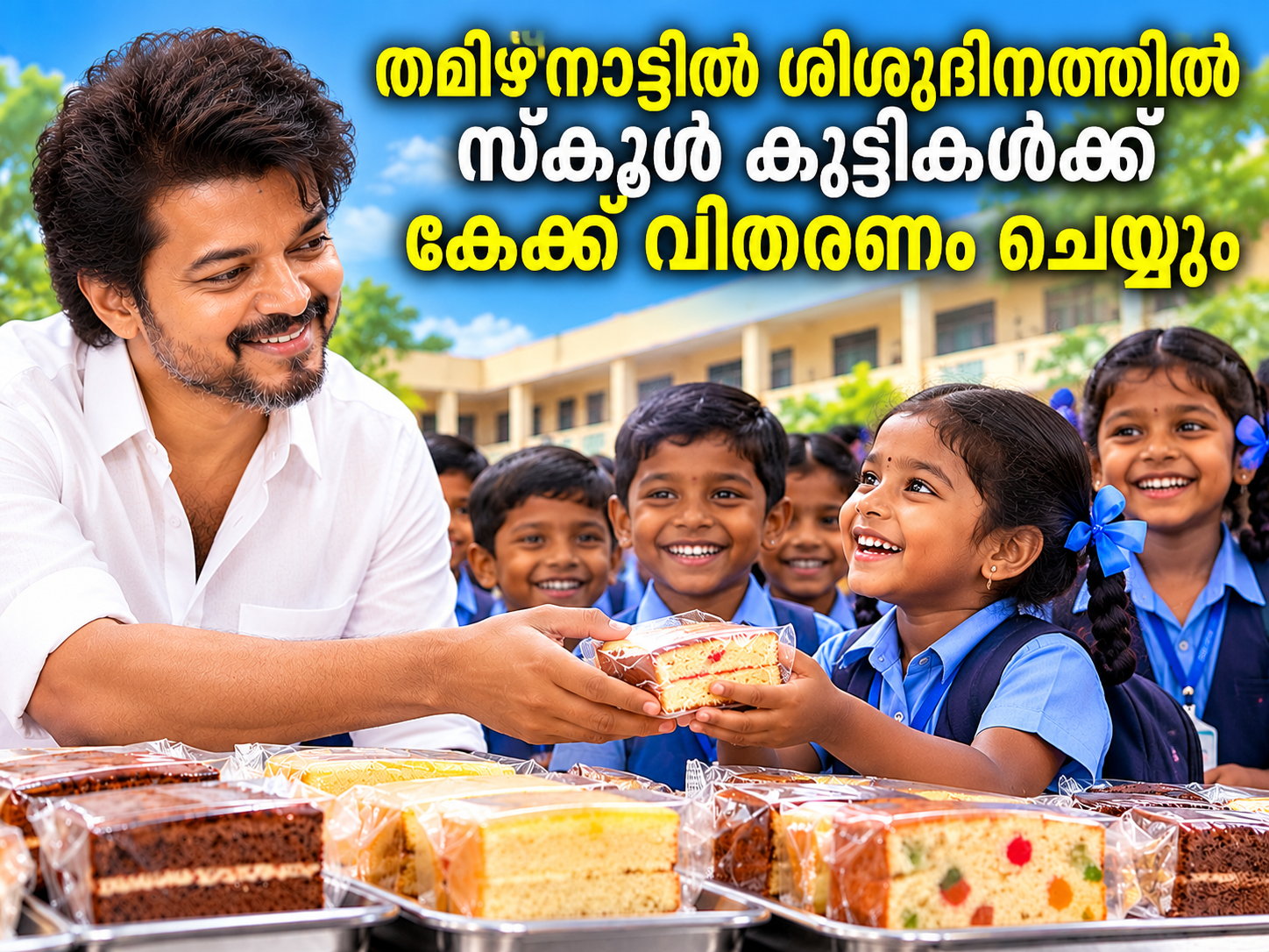 You are currently viewing തമിഴ്‌നാട്ടിൽ ശിശുദിനത്തിൽ സ്കൂൾ കുട്ടികൾക്ക് കേക്ക് വിതരണം ചെയ്യാൻ സർക്കാർ
