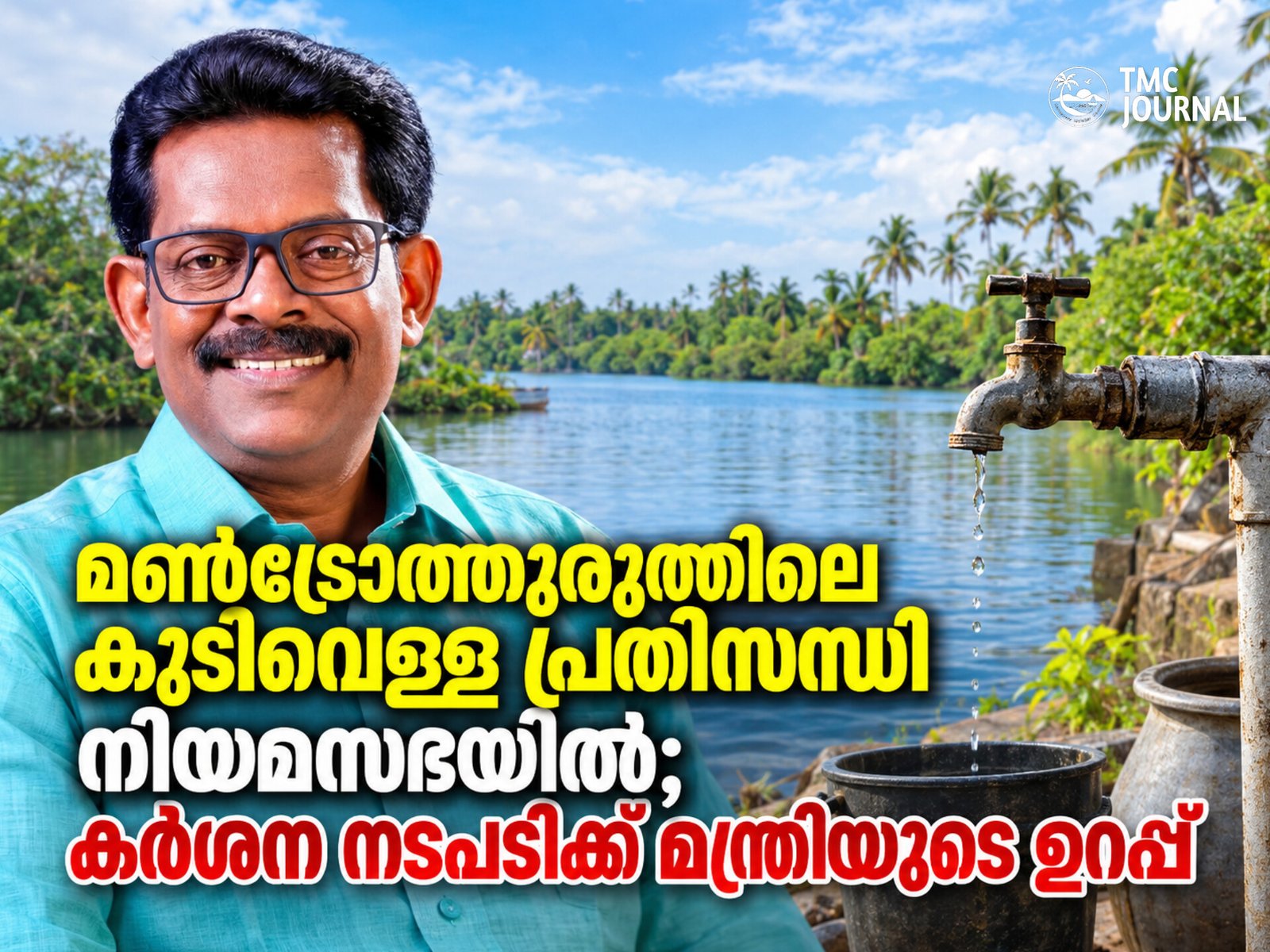 Read more about the article മൺട്രോത്തുരുത്തിലെ കുടിവെള്ള പ്രതിസന്ധി നിയമസഭയിൽ; കർശന നടപടിക്ക് മന്ത്രിയുടെ ഉറപ്പ്